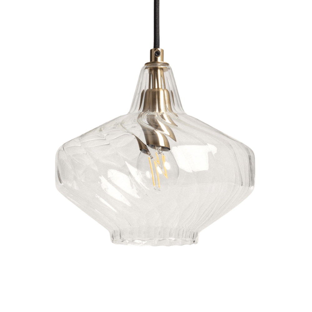 Abat-jour en verre transparent