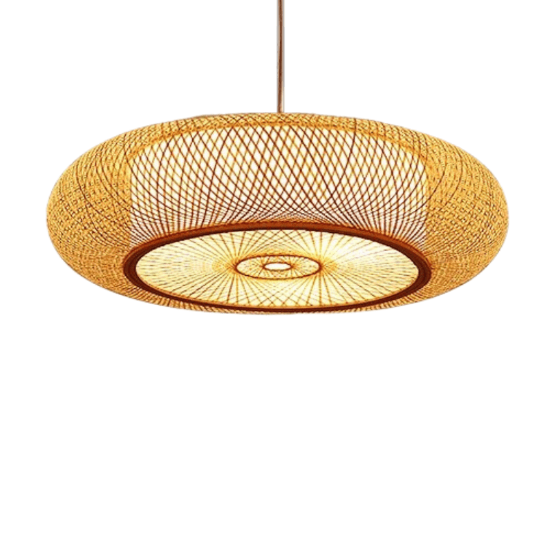 Suspension Bambou <br> Ronde