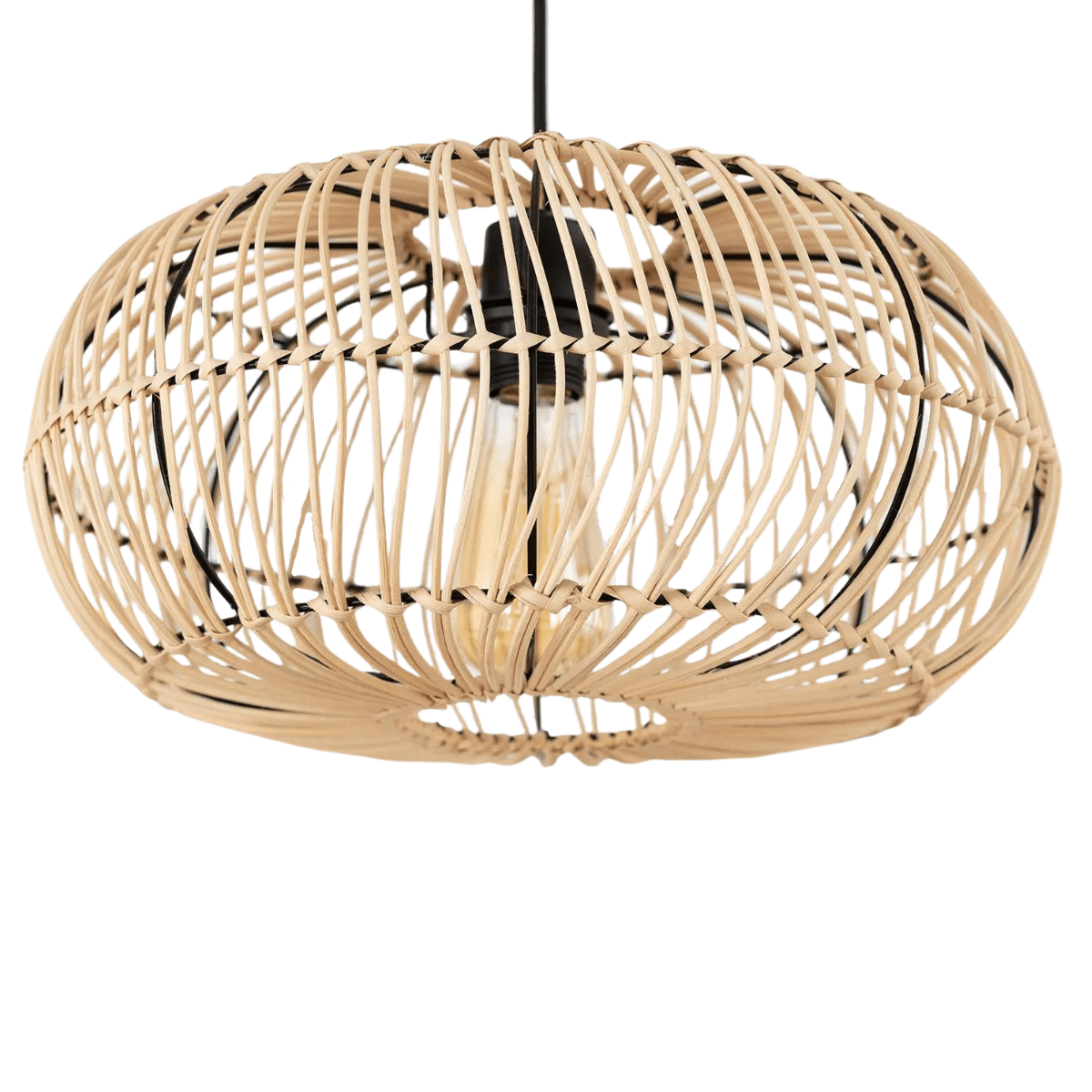 Suspension Bambou rotin lumière lampara Techo bambou paille lustre lumière décoration de la maison Art déco plafond suspension lustre
