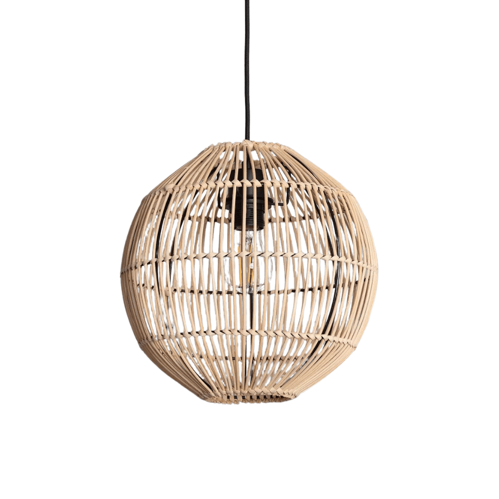 Abat-jour Boule Rotin