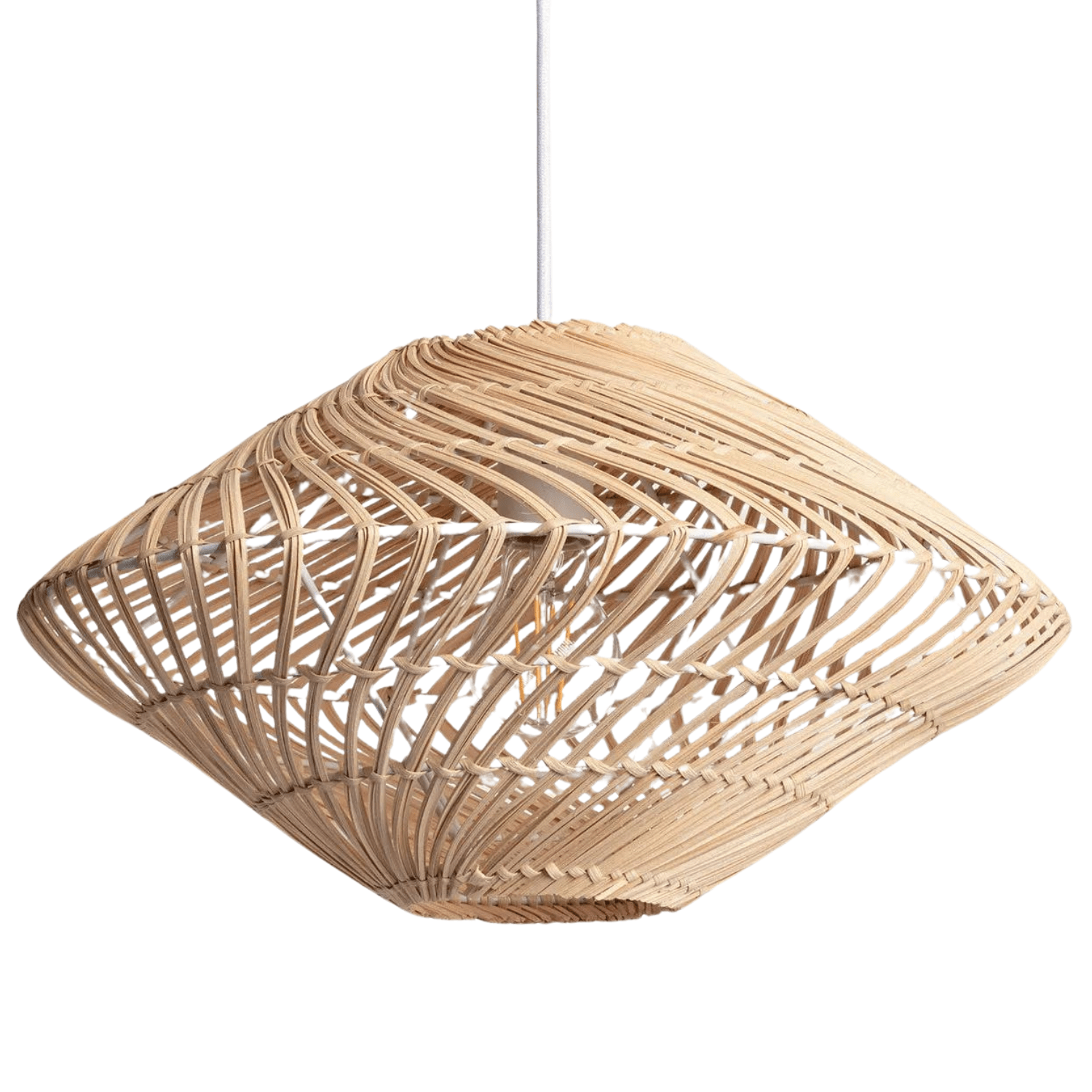 Suspension en Rotin Naturel