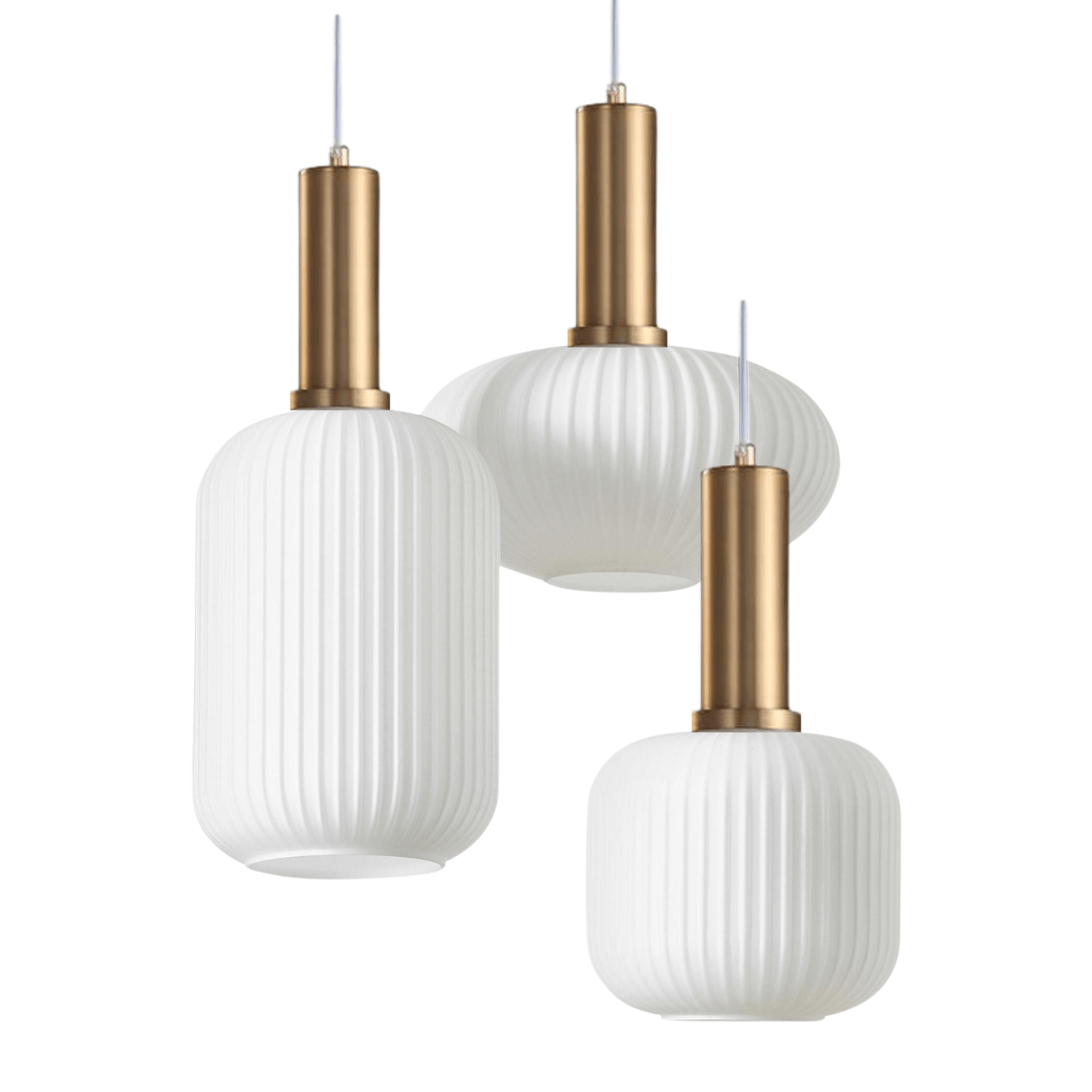 Suspension Verre Blanc