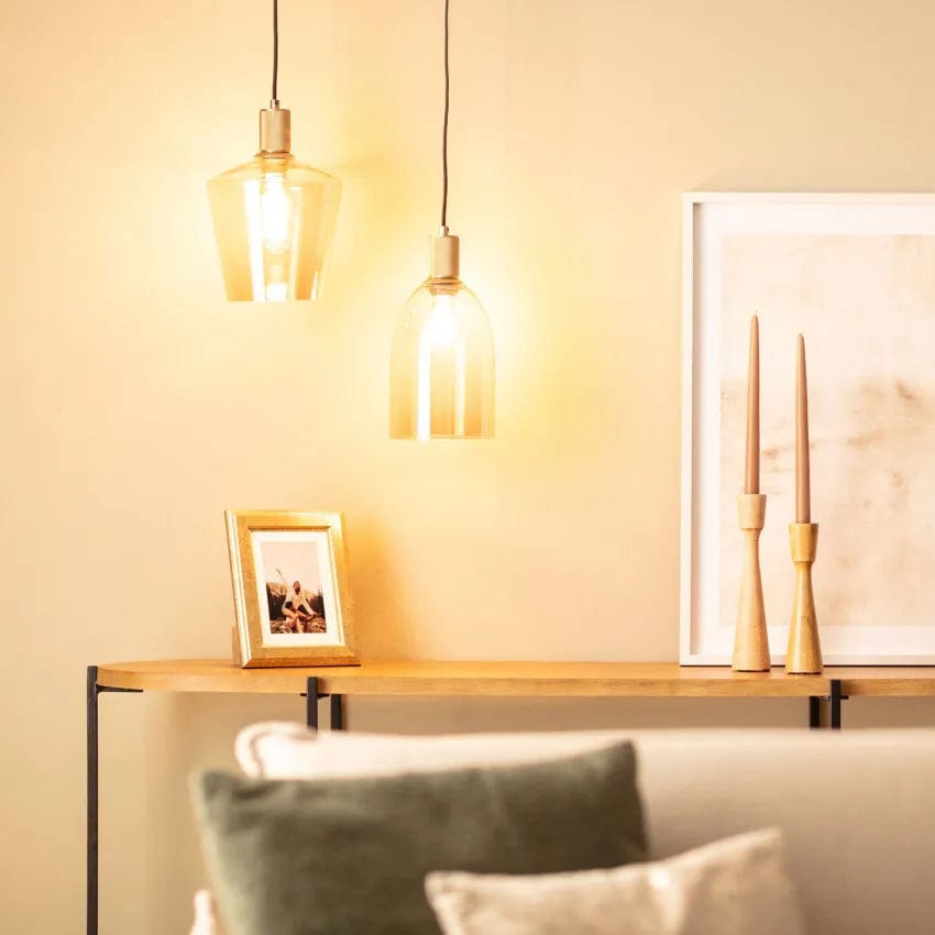 Suspension Verre <br> Ambré