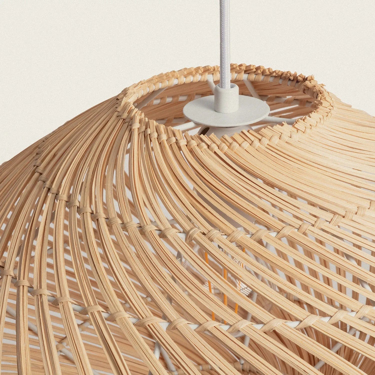 Suspension en Rotin <br> Naturel