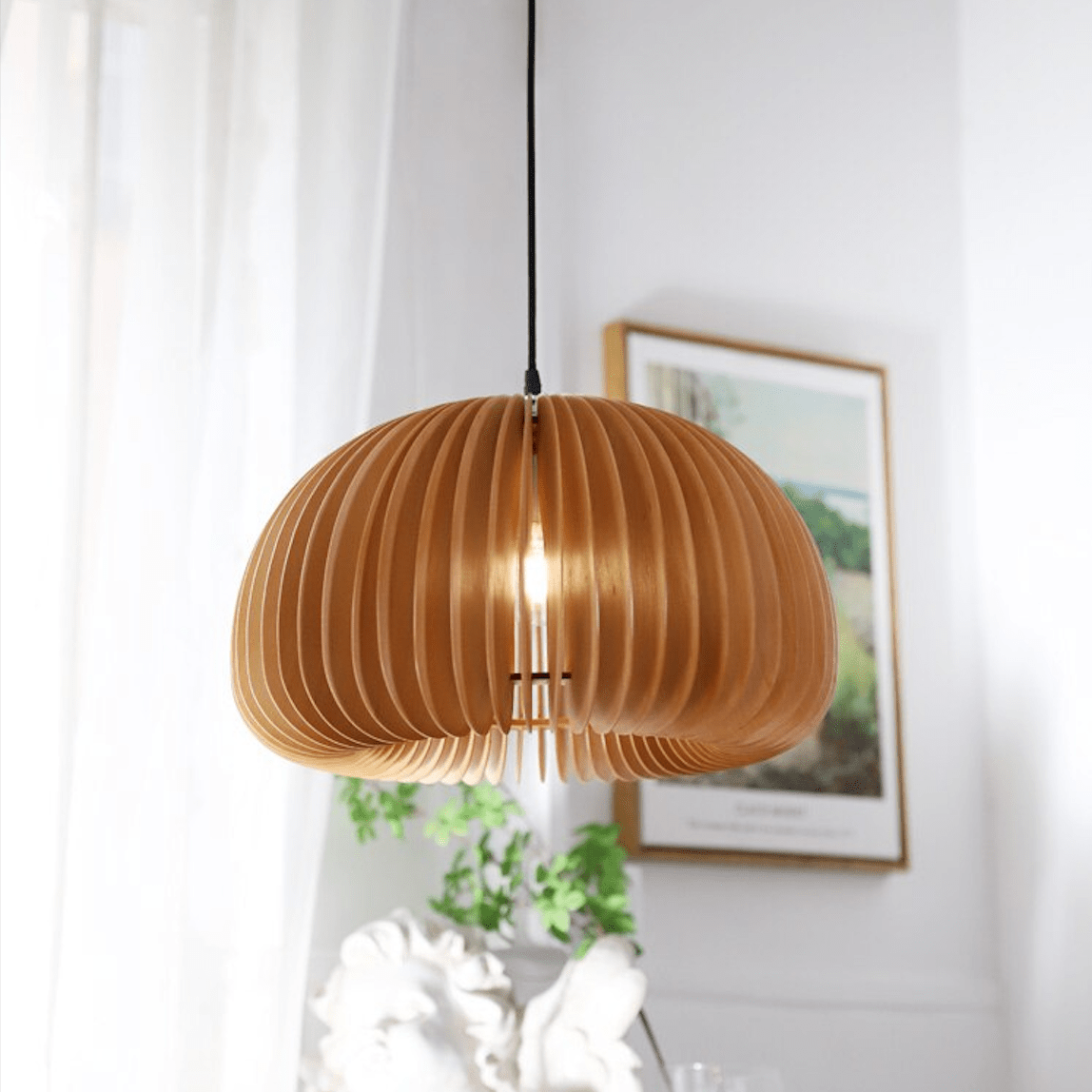 suspension design lamelle bois