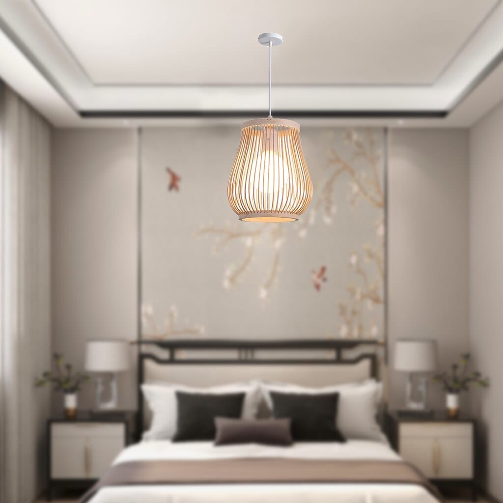 Lustre Bambou Lanterne