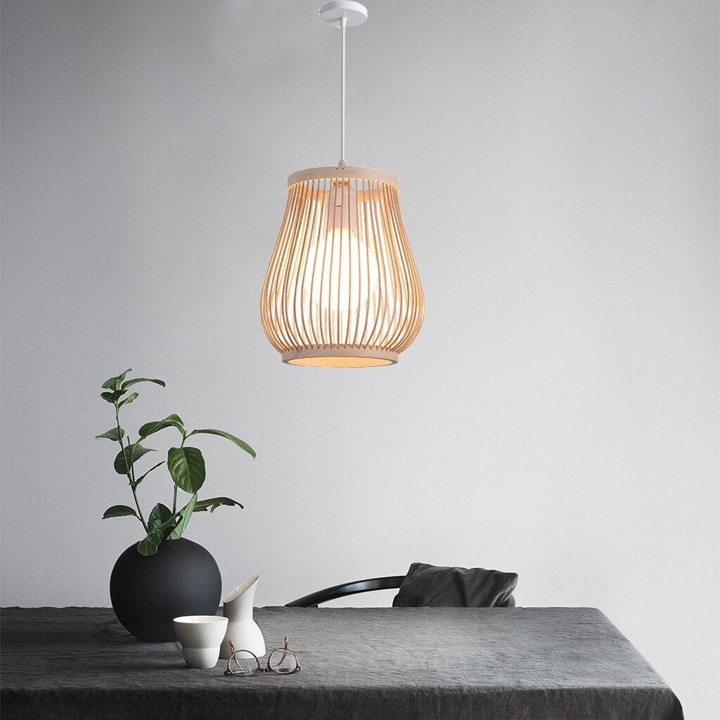 Suspension Lanterne Bambou