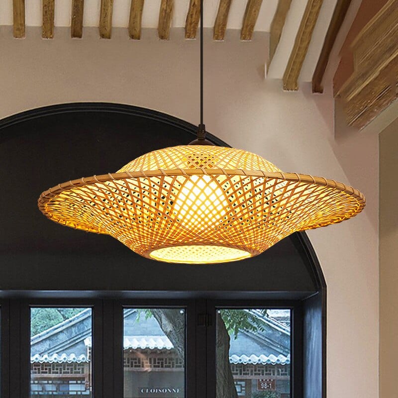 Lustre Suspension Bambou