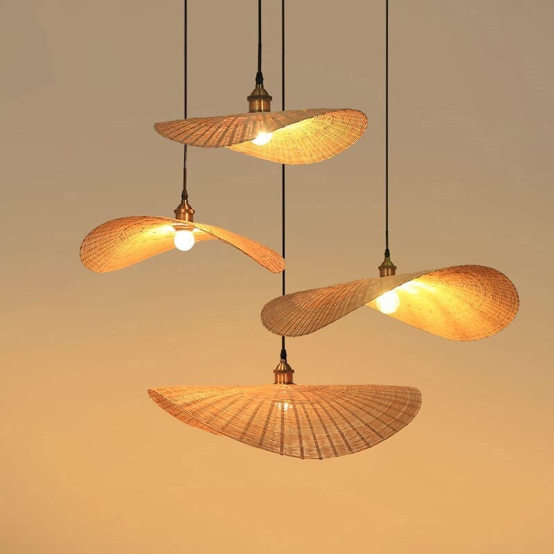 Lustre Salon Bambou