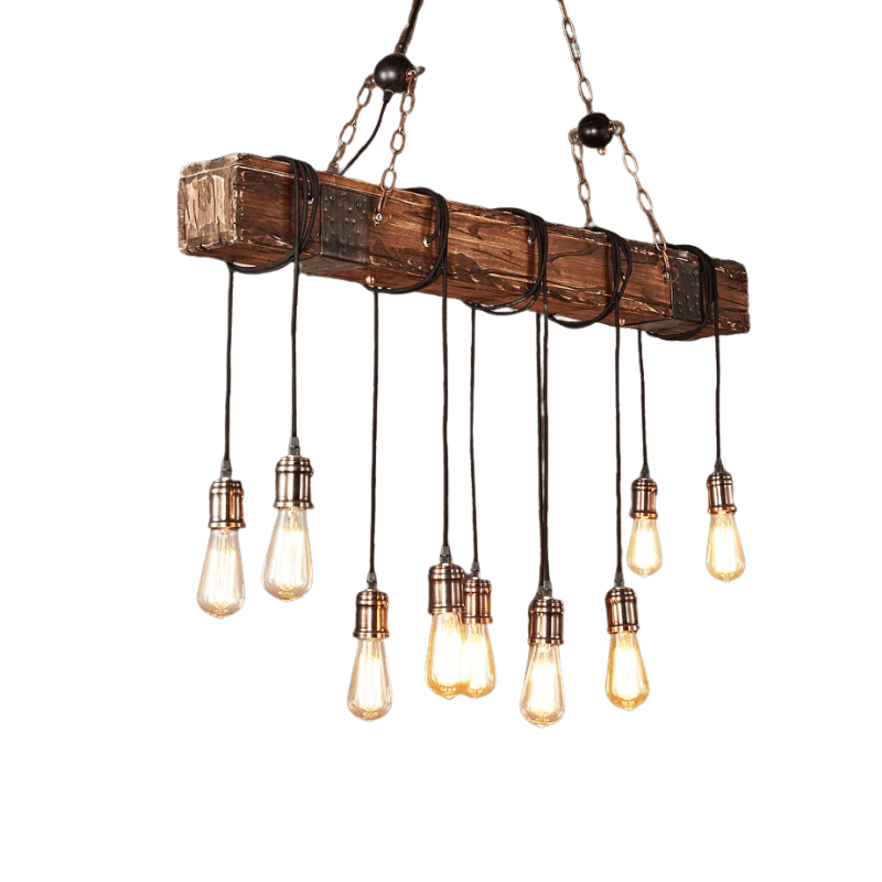plafonnier poutre bois