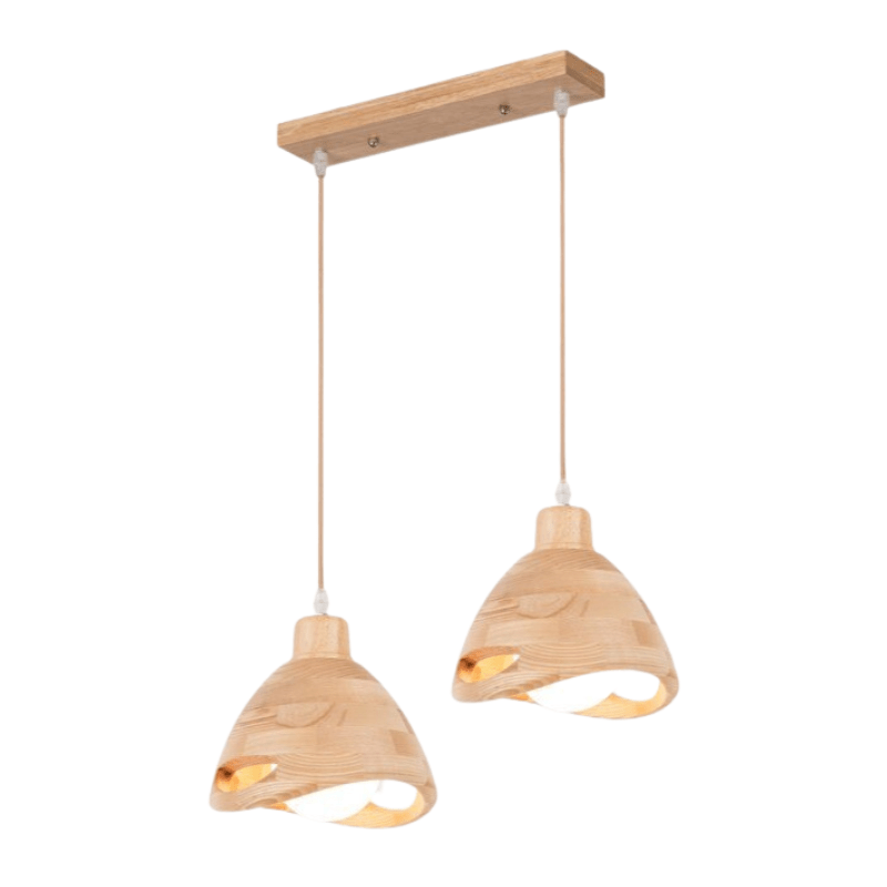 Lampe Suspension <br> Bois