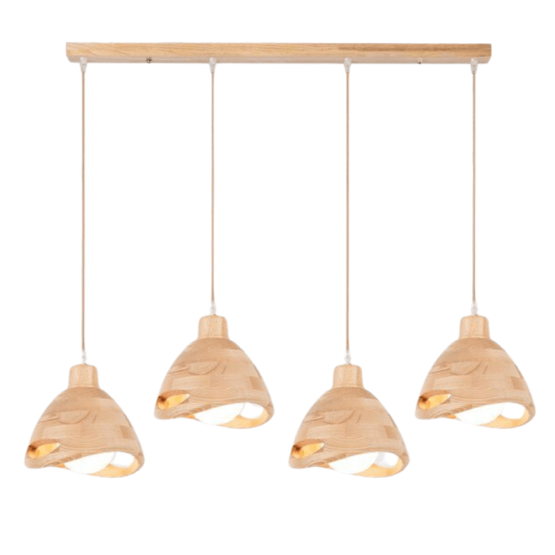 Lampe Suspension <br> Bois