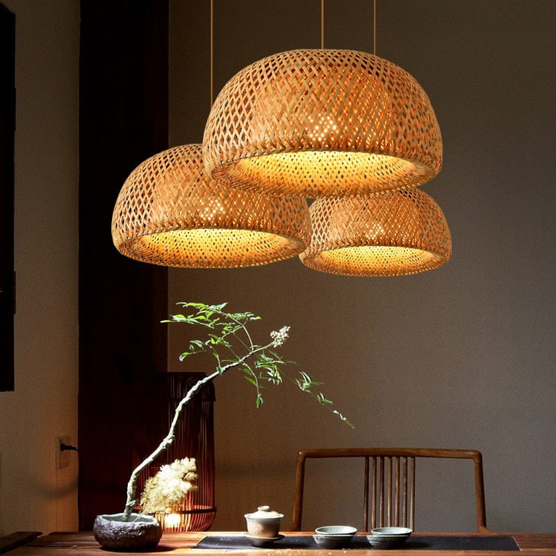 Suspension <br> en Bambou Naturel