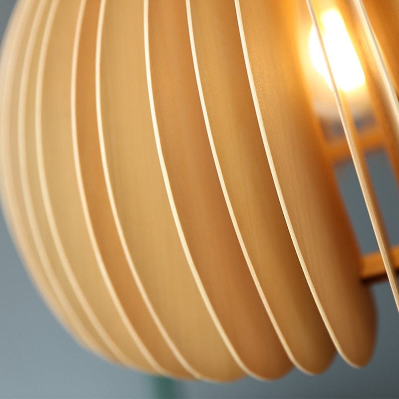 Suspension Lamelle <br> Bois
