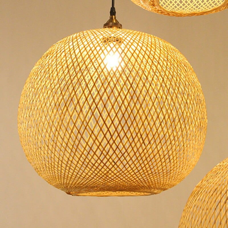 Suspension Boule <br> Bambou