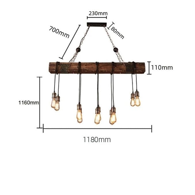 Suspension Poutre <br> Bois