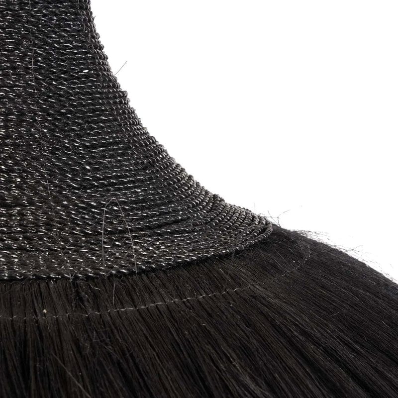 Suspension Paille Noir