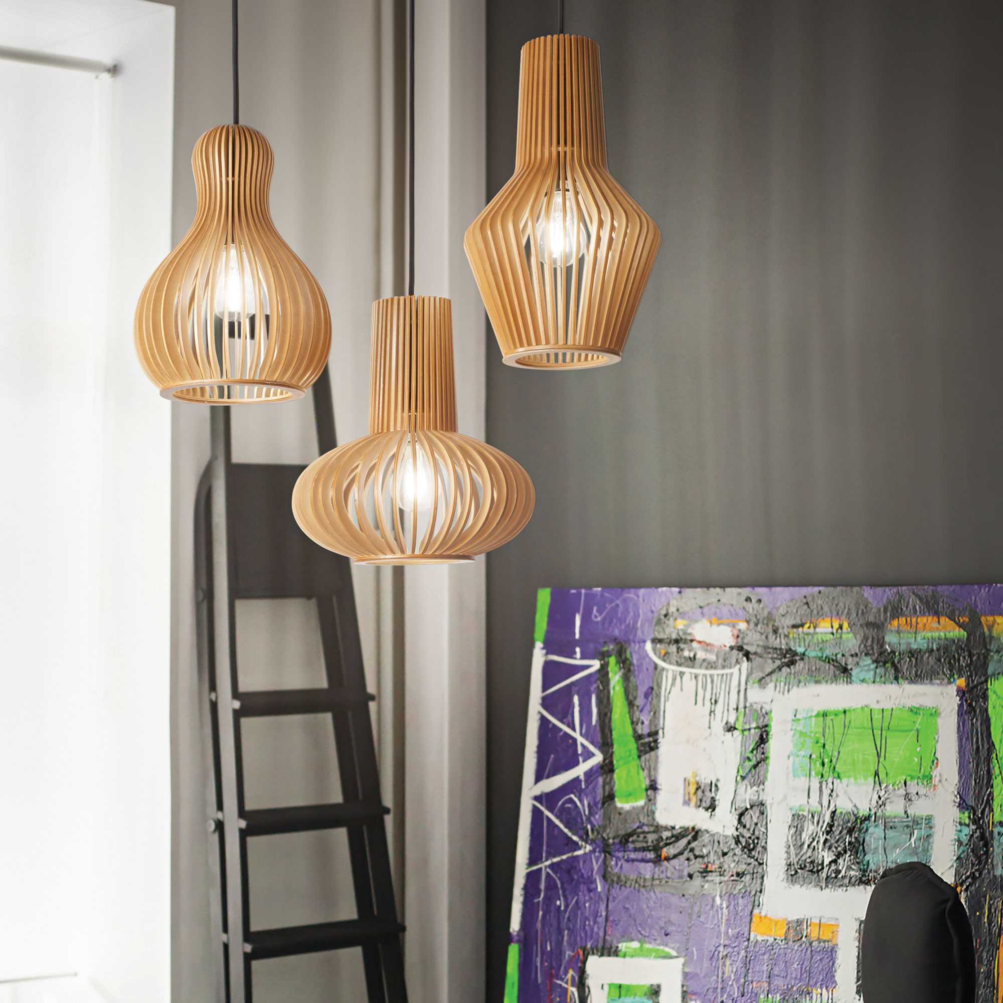 Suspension Bois <br> Scandinave