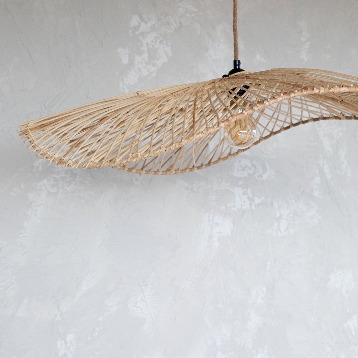 Suspension Libellule Rotin