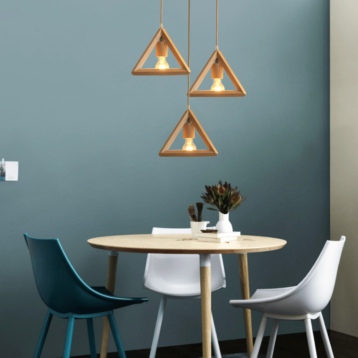 Suspension Triangle <br> Bois