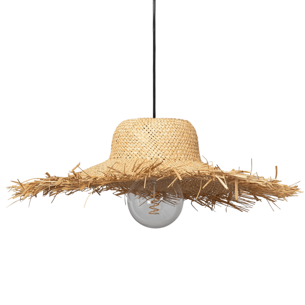 suspension chapeau de paille
