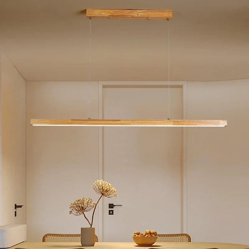 Suspension Rectangulaire Bois