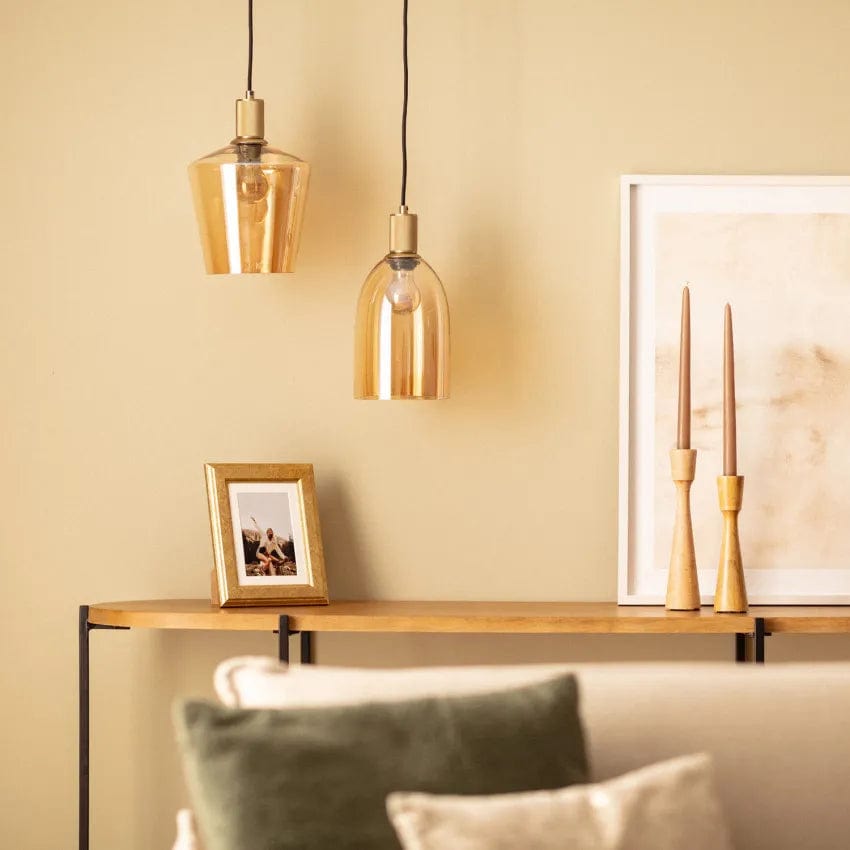 Suspension Verre <br> Ambré
