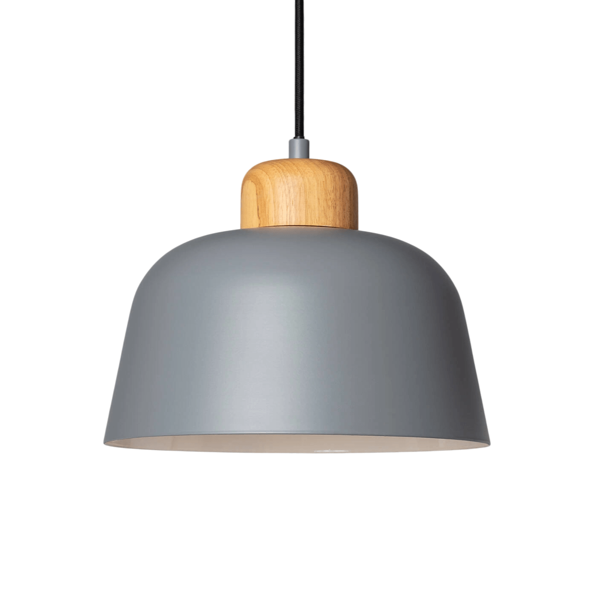 lustre bois gris