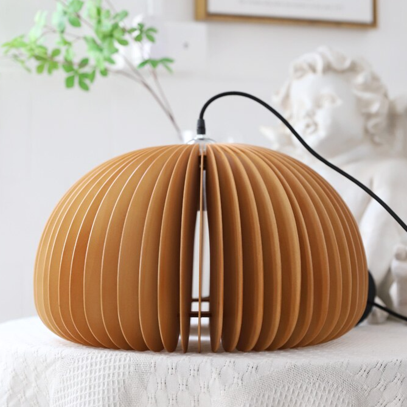 Suspension Lamelle <br> Bois