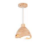 suspension bois lampe